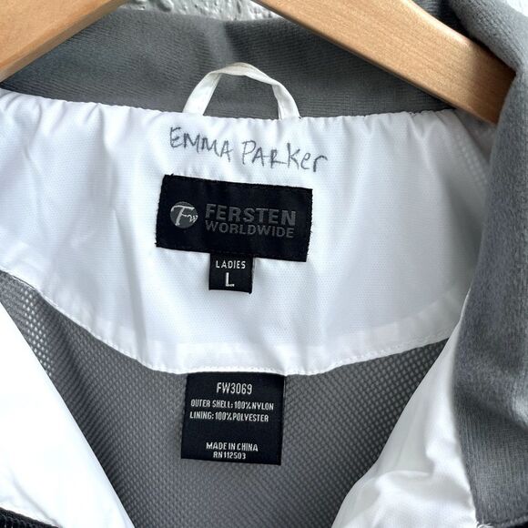 Fersten Worldwide White Zip-Up Jacket | Ladies L - Picture 5 of 11